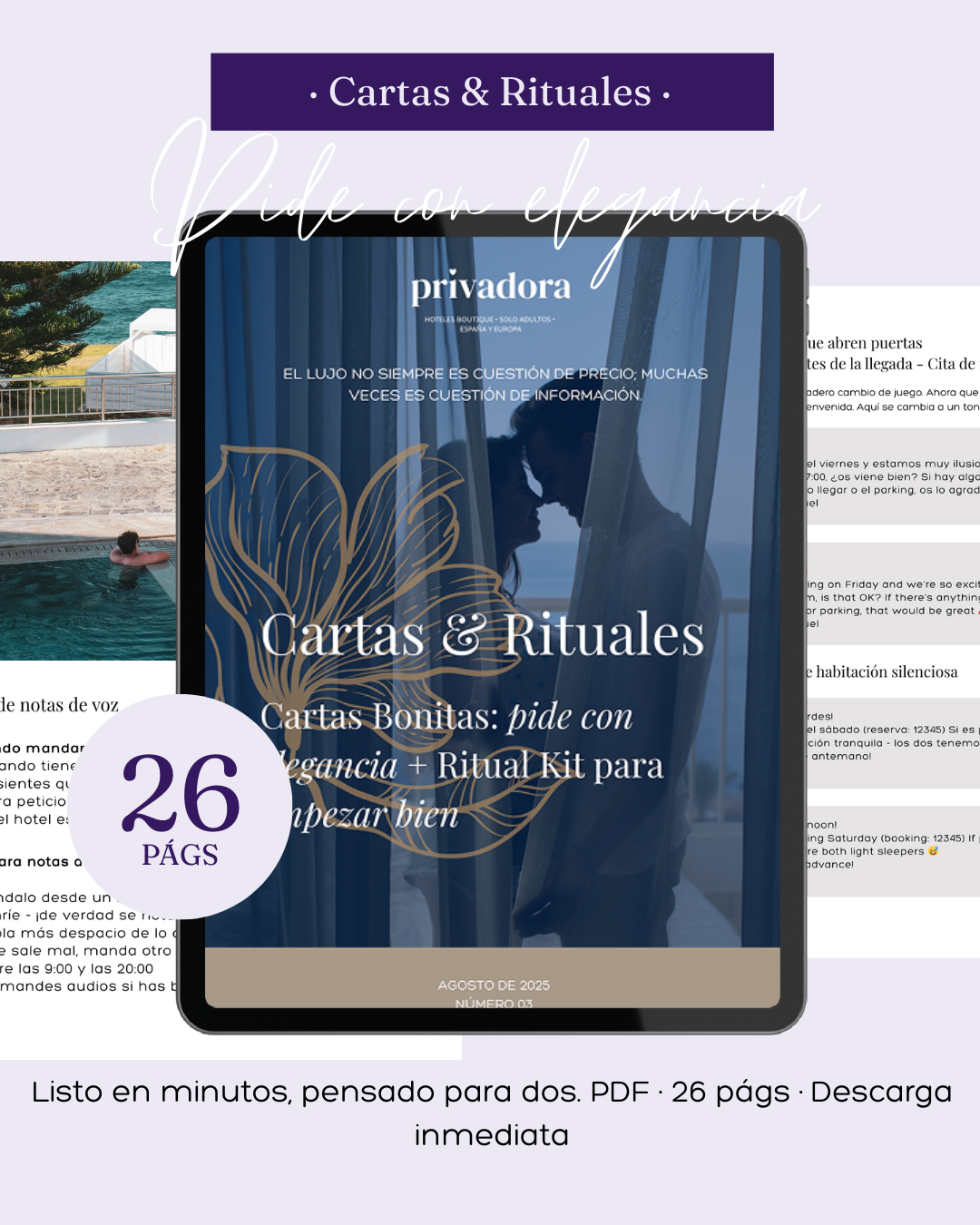 Cartas Bonitas: pide con elegancia + Ritual Kit para empezar bien